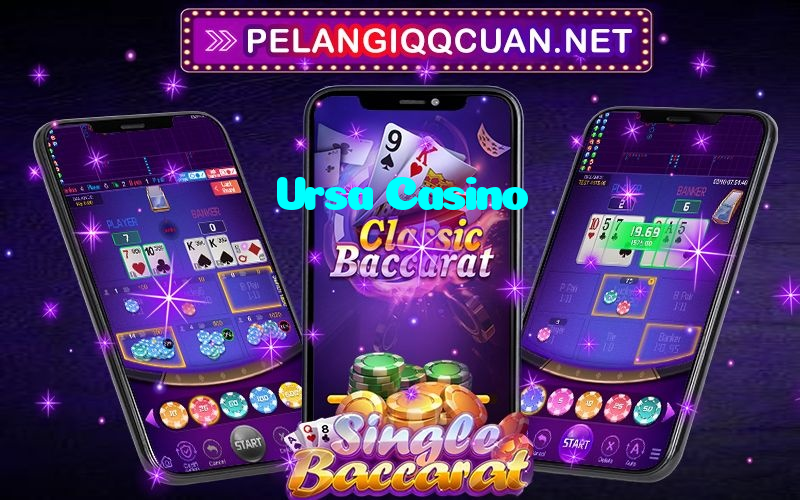 Ursa Casino casino presented on mobile device in Pakistan with slots and live games